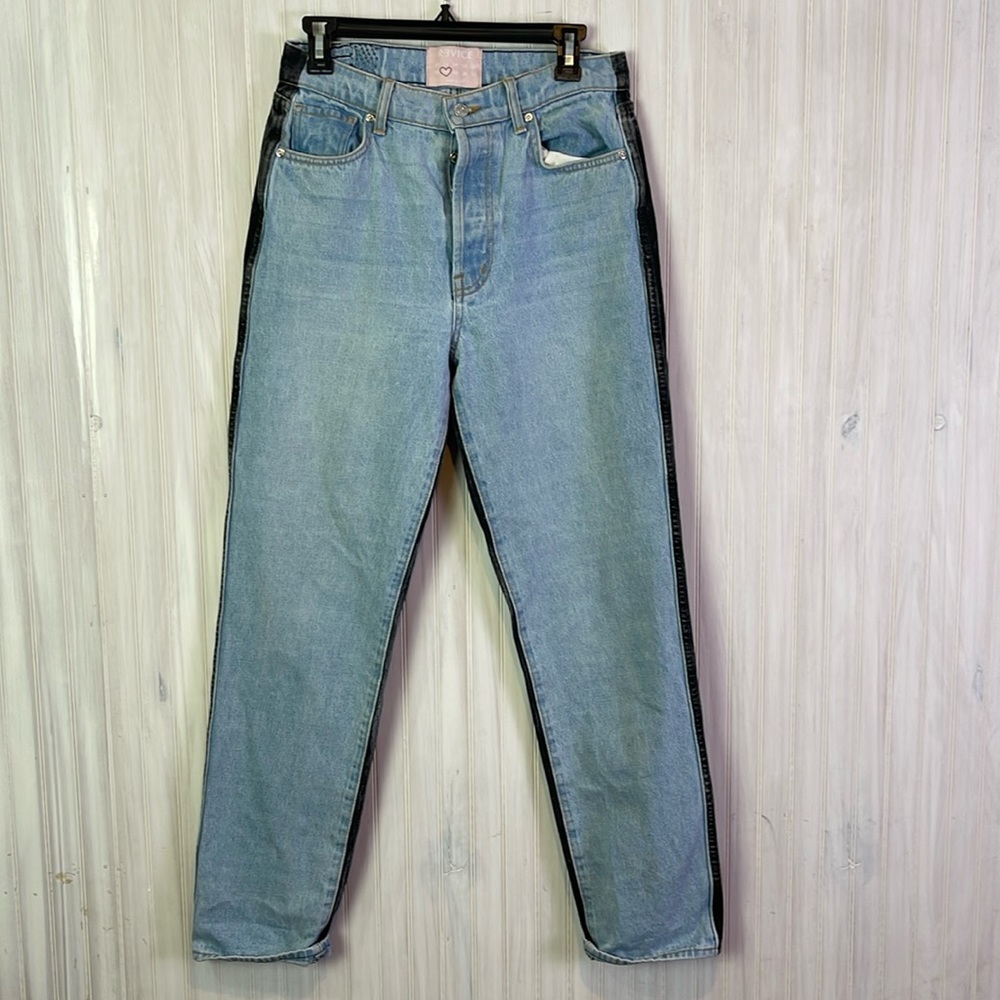 REVICE 2 TONE BUTTON FLY JEANS 29